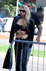 STELLA MXWELL Out at Milan Fashion Week 09/20/2019