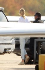 TAYLOR SWIFT Boarding Her Private Jet in Rhode Island 09/15/2019