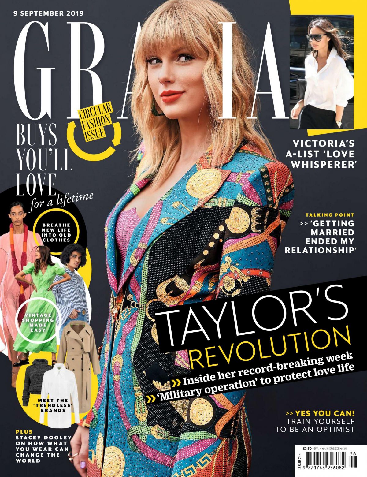 Taylor Swift In Grazia Magazine Uk September 2019 Hawtcelebs