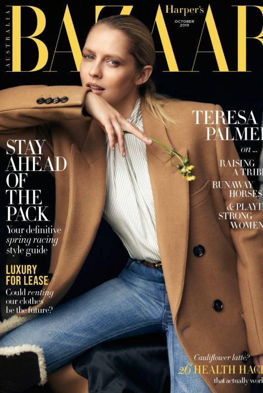 TERESA PALMER in Harper’s Bazaar Magazine, Australia October 2019