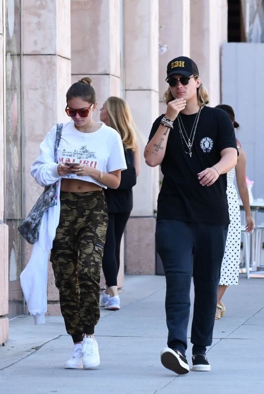 THYLANE BLONDEAU and Milane Meritte Out for Lunch in Beverly Hills 09/07/2019