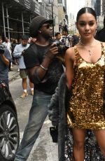 VANESSA HUDGENS Arrives at Vera Wang Show at New York Fashion Week 09/10/2019