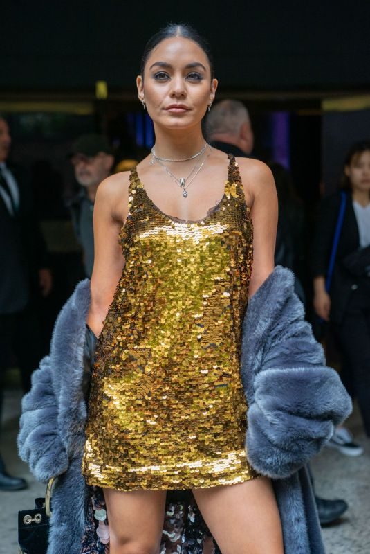 VANESSA HUDGENS Arrives at Vera Wang Show at New York Fashion Week 09/10/2019
