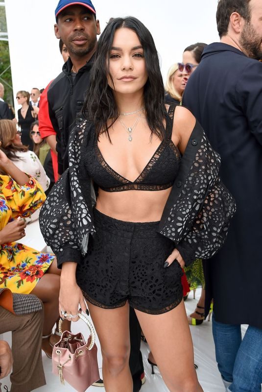 VANESSA HUDGENS at Caroline Herrera Fashion Show in New York 09/09/2019