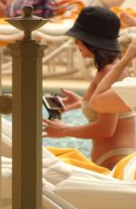 VANESSA HUDGENS in Bikini at a Pool in Las Vegas 09/17/2019