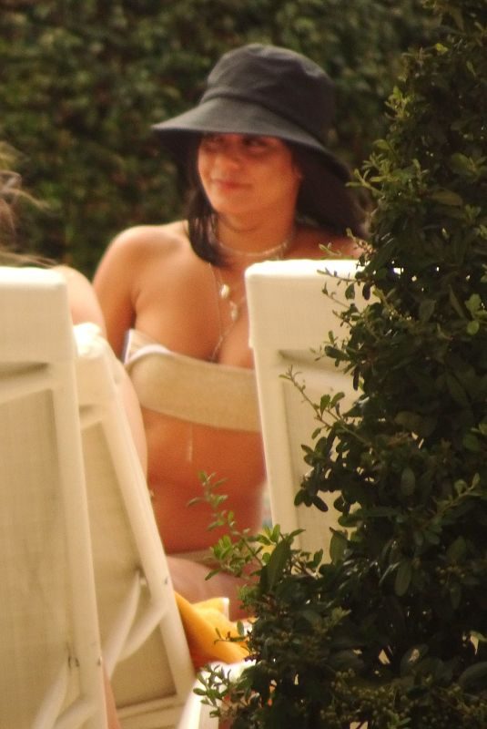 VANESSA HUDGENS in Bikini at a Pool in Las Vegas 09/17/2019
