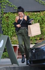 VANESSA HUDGENS Out for Dinner in Los Angeles 09/17/2019