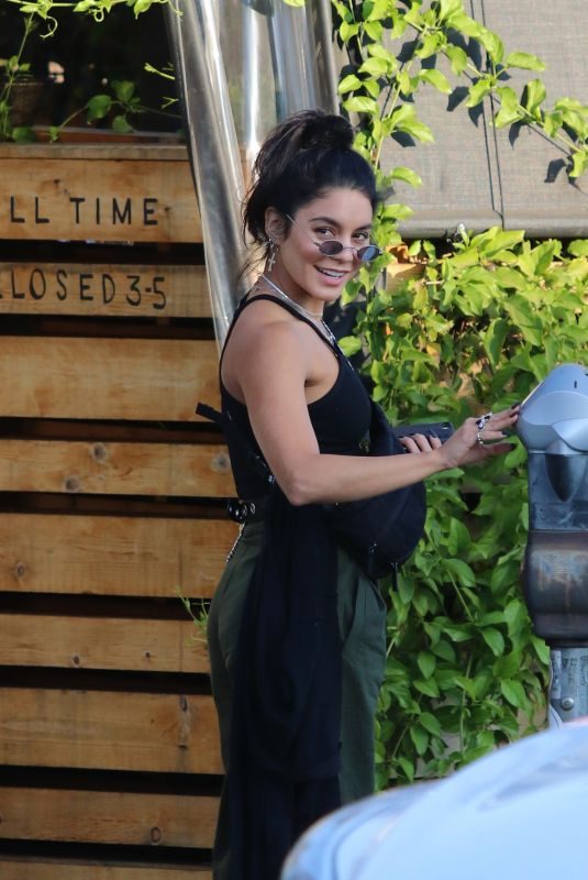VANESSA HUDGENS Out for Dinner in Los Angeles 09/17/2019