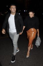 VICKY PATTISON Arrives at Exempt London Fashion Week Party 09/11/2019