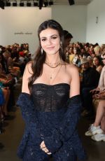 VICTORIA JUSTICE at Pamella Rowland Fashion Show in New York 09/10/2019