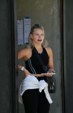 WITNEY CARSON Leaves DWTS Rehearsal in Los Angeles 08/30/2019