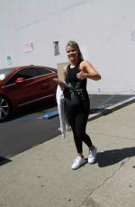 WITNEY CARSON Leaves DWTS Rehearsal in Los Angeles 08/30/2019
