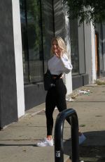 WITNEY CARSON Leaves DWTS Rehearsal in Los Angeles 08/30/2019