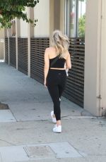 WITNEY CARSON Leaves DWTS Rehearsal in Los Angeles 08/30/2019