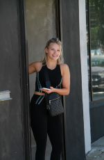 WITNEY CARSON Leaves DWTS Rehearsal in Los Angeles 08/30/2019