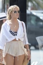 YAZMIN OUKHELLOU, CHLOE MEADOWS and COURTNEY GREEN Shopping in Puerto Banus 09/17/2019