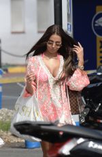 YAZMIN OUKHELLOU, CHLOE MEADOWS and COURTNEY GREEN Shopping in Puerto Banus 09/17/2019