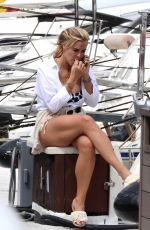 YAZMIN OUKHELLOU, CHLOE MEADOWS and COURTNEY GREEN Shopping in Puerto Banus 09/17/2019