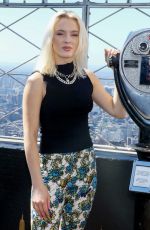 ZARA LARSSON at Empire State Building in New York 08/29/2019