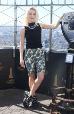 ZARA LARSSON at Empire State Building in New York 08/29/2019