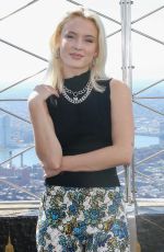 ZARA LARSSON at Empire State Building in New York 08/29/2019