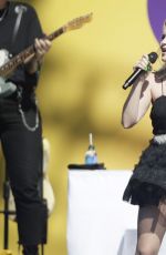 ZARA LARSSON Performs at 2019 Iheartradio Music Festival in Las Vegas 09/21/2019