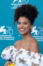 ZAZIE BEETZ at Seberg Photocall at 2019 Venice Film Festival 08/30/2019