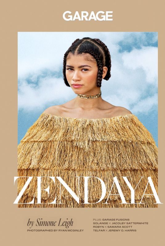 ZENDAYA COLEMAN in Garage Magazine, September 2019