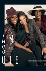 ZENDAYA - Glam Squad - The Hollywood Reporter Magazine, September 2019