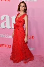 ZOEY DEUTCH at The Politician, Season One Premiere in New York 09/26/2019