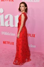 ZOEY DEUTCH at The Politician, Season One Premiere in New York 09/26/2019