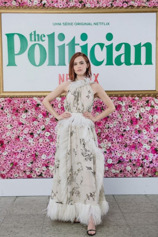 ZOEY DEUTCH Promotes The Politician in Sao Paulo 09/12/2019