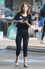 ZOOEY DESCHANEL Heading to a Gym in Los Angeles 09/16/2019