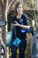 ZOOEY DESCHANEL Heading to a Gym in Los Angeles 09/16/2019