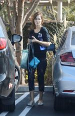 ZOOEY DESCHANEL Heading to a Gym in Los Angeles 09/16/2019