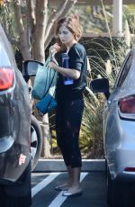 ZOOEY DESCHANEL Heading to a Gym in Los Angeles 09/16/2019