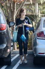 ZOOEY DESCHANEL Heading to a Gym in Los Angeles 09/16/2019