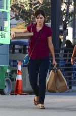 ZOOEY DEUTCH Picks Up Dinner in Manhattan Beach 09/14/2019