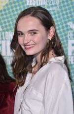 ABIGAIL LAWRIE at Our Ladies Premiere at BFI London Film Festival 10/04/2019