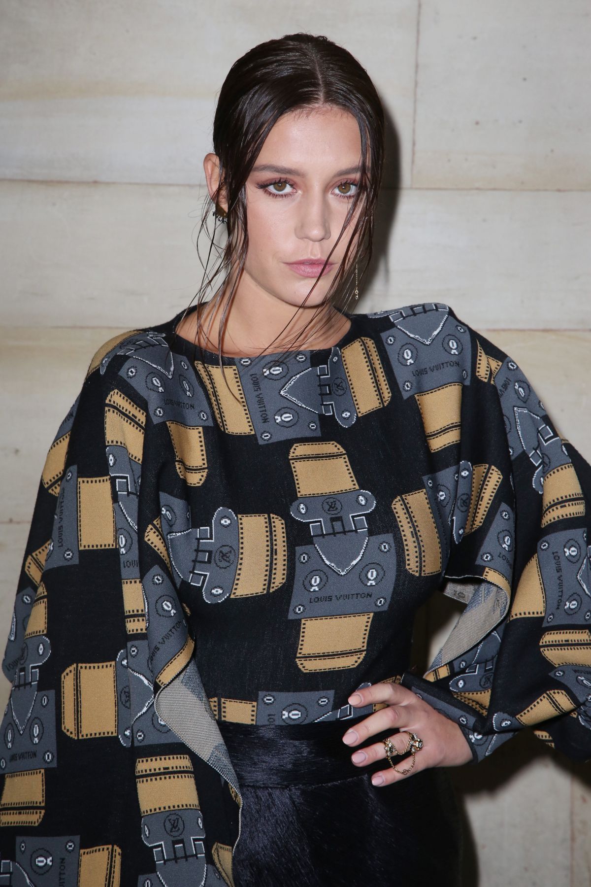 ADELE EXARCHOPOULOS at Louis Vuitton Fashion Show in Paris 10/01/2019 – HawtCelebs