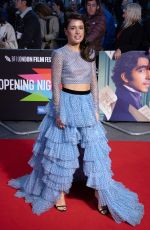 AIMEE KELLY at The Personal History of David Copperfield Premiere at 63rd BFI London Film Festival 10/02/2019