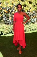 AJA NAOMI KING at Veuve Clicquot Polo Classic at Will Rogers State Park in Los Angeles 10/05/2019