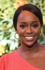 AJA NAOMI KING at Veuve Clicquot Polo Classic at Will Rogers State Park in Los Angeles 10/05/2019