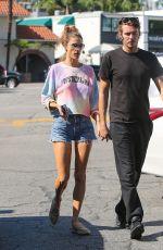 ALESSANDRA AMBROSIO and Nicolo Oddi Out in Los Angeles 10/12/2019