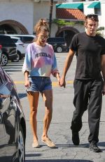 ALESSANDRA AMBROSIO and Nicolo Oddi Out in Los Angeles 10/12/2019