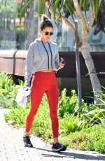 ALESSANDRA AMBROSIO Heading to Brooke Burke