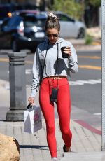 ALESSANDRA AMBROSIO Heading to Brooke Burke