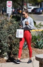ALESSANDRA AMBROSIO Heading to Brooke Burke