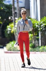 ALESSANDRA AMBROSIO Heading to Yoga Class in Malibu 10/02/2019