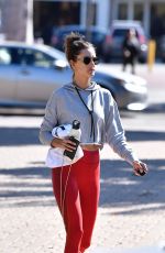 ALESSANDRA AMBROSIO Heading to Yoga Class in Malibu 10/02/2019